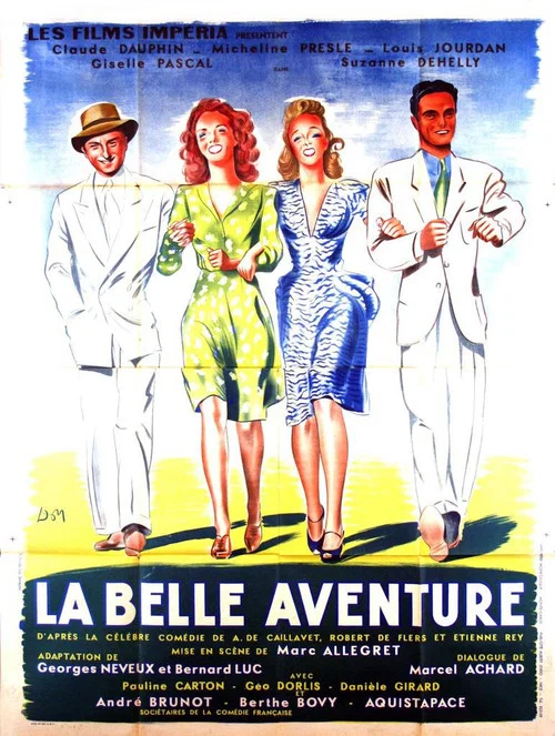 Movie poster for The Beautiful Adventure (1942)