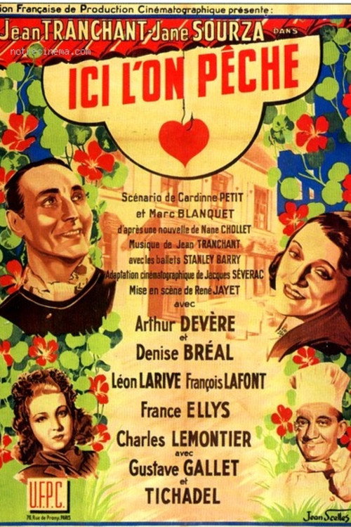 Movie poster for Ici l'on pêche (1941)