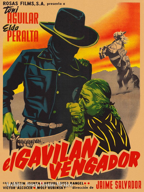 Movie poster for El gavilan vengador (1955)
