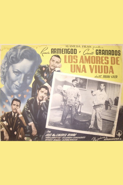 Movie poster for Los amores de una viuda (1949)