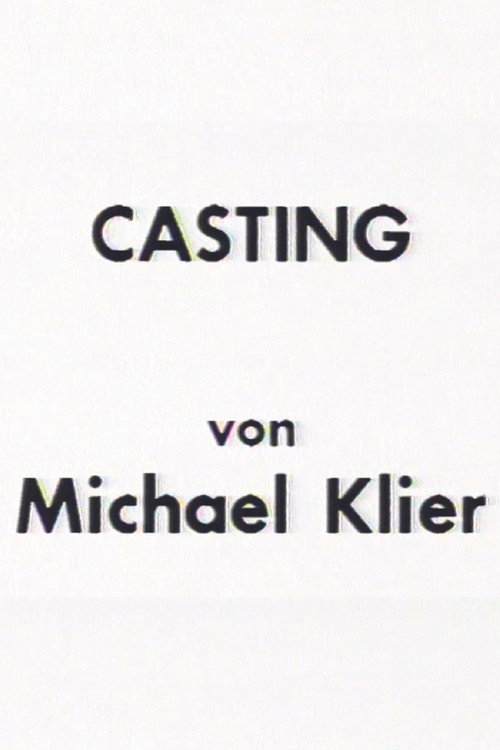 Movie poster for CASTING (1986)
