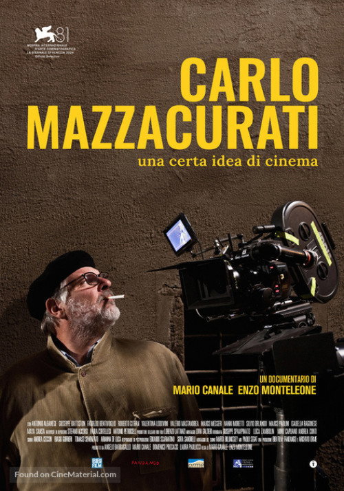 Movie poster for Carlo Mazzacurati: A Certain Idea of Cinema (2024)