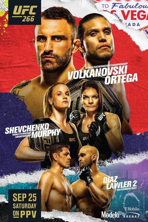 Movie poster for UFC 266: Volkanovski vs. Ortega (2021)