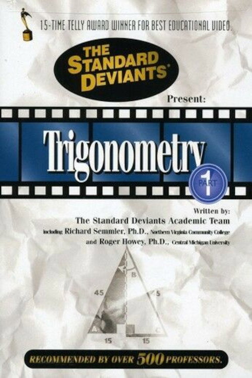 Movie poster for The Standard Deviants: The Twisted World of Trigonometry, Part 1 (1997)