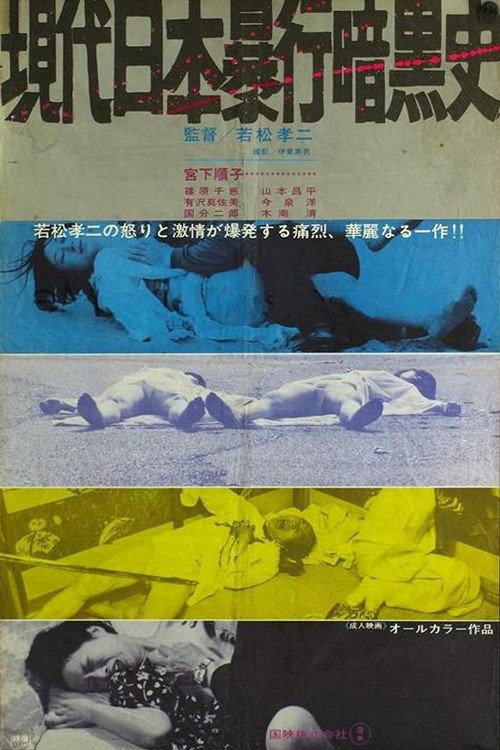 Movie poster for Contemporary History of Rape in Japan (1972)