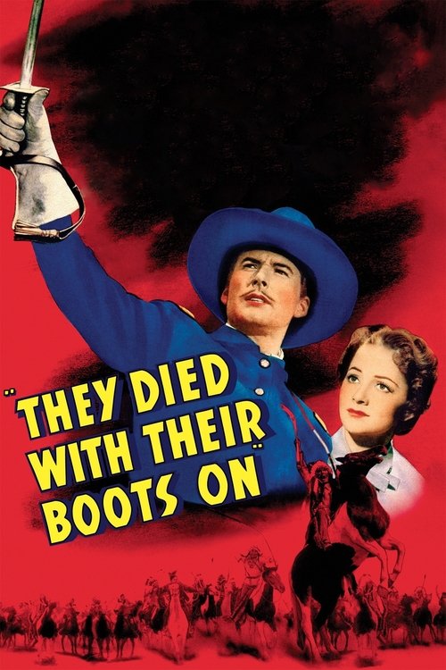 Movie poster for They Died with Their Boots On (1941)