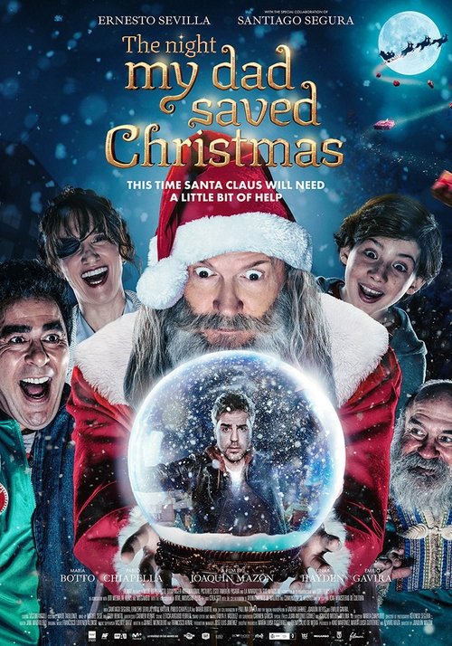 Movie poster for The Night My Dad Saved Christmas (2023)