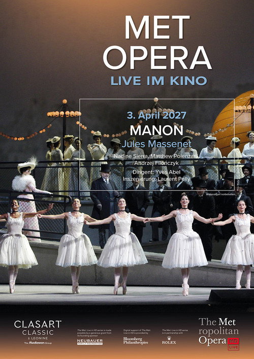Movie poster for The Metropolitan Opera 2026/27: Manon (2027)