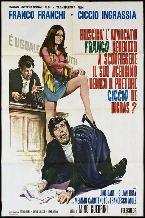 Movie poster for Will the Lawyer Franco Benenato Be Able to Defeat his Arch Enemy the Magistrate Ciccio De Ingras? (1971)