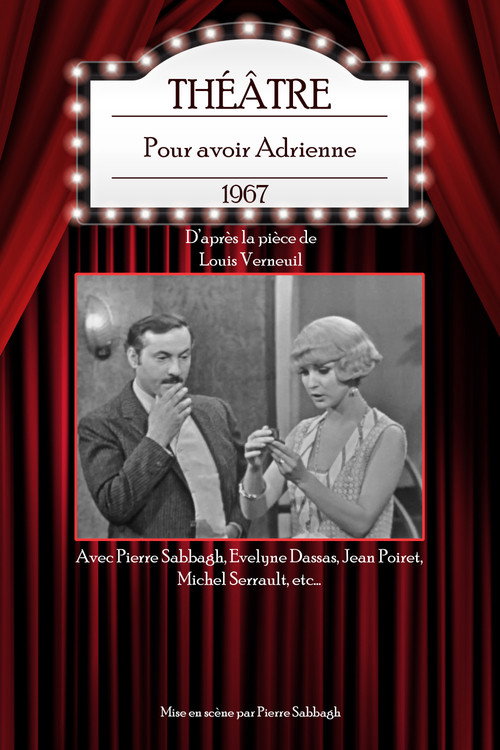 Movie poster for Pour avoir Adrienne (1967)