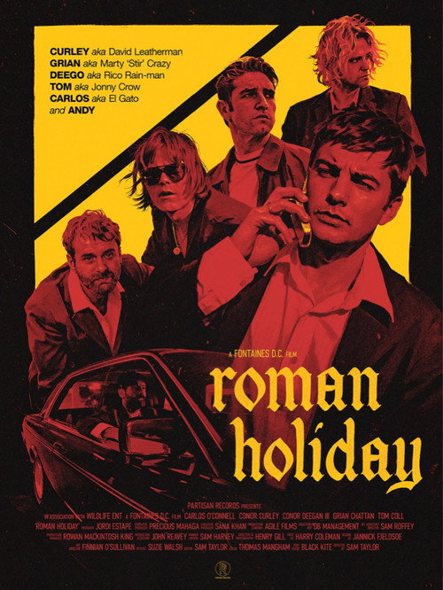 Movie poster for A Fontaines D.C. film: Roman Holiday (2022)