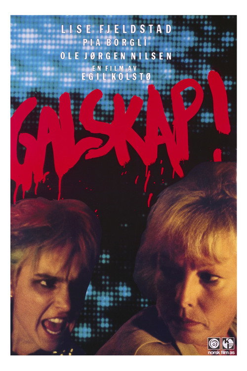 Movie poster for Galskap! (1985)