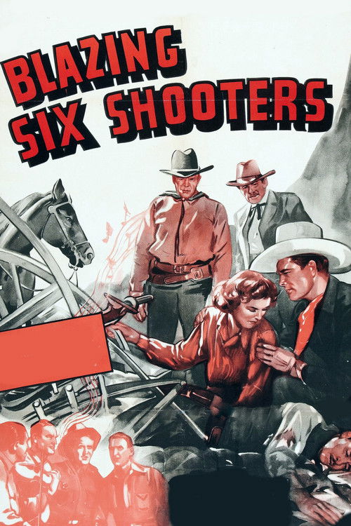 Movie poster for Blazing Six Shooters (1940)