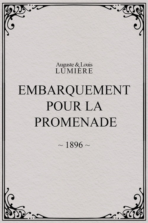 Movie poster for Embarquement pour la promenade (1896)
