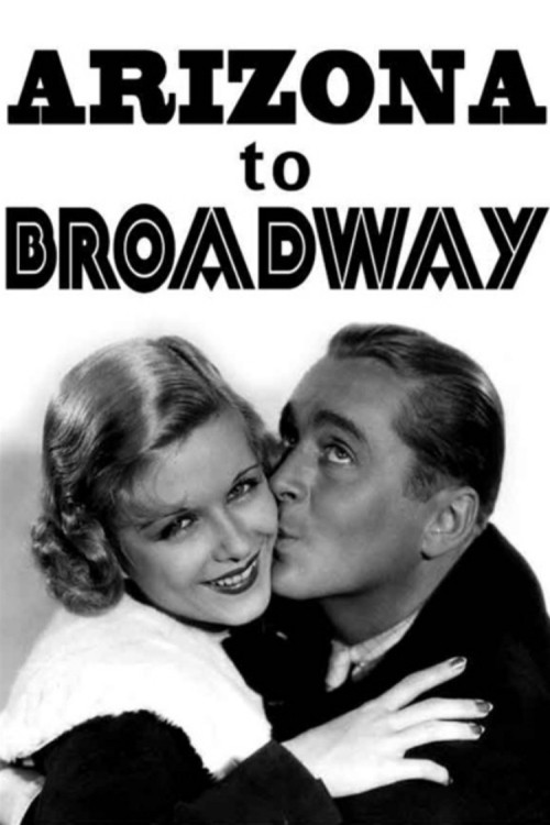 Movie poster for Arizona to Broadway (1933)
