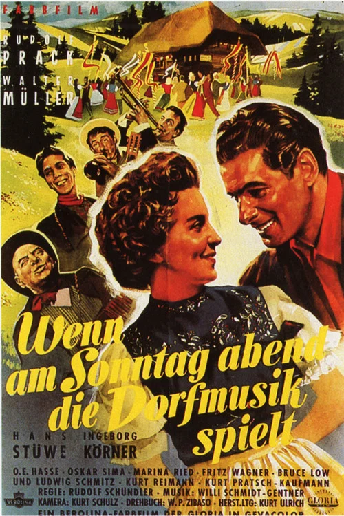 Movie poster for Wenn am Sonntagabend die Dorfmusik spielt (1953)