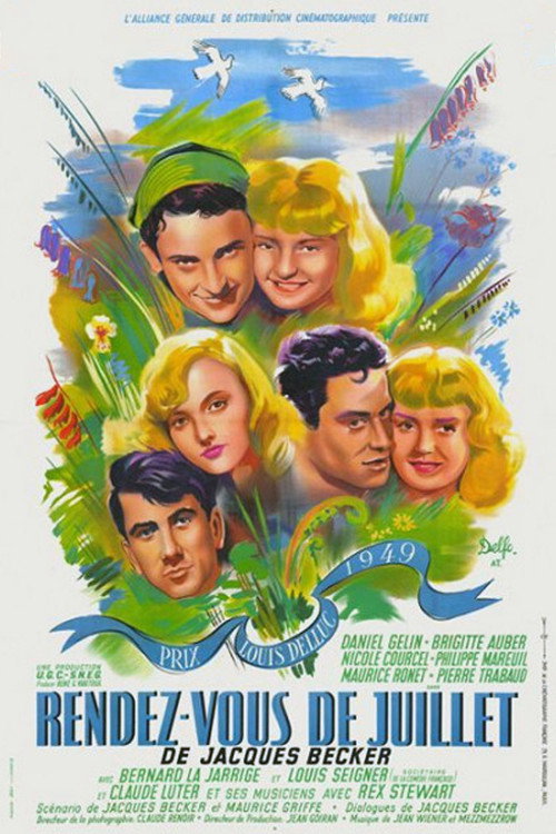 Movie poster for Rendezvous in July (1949)