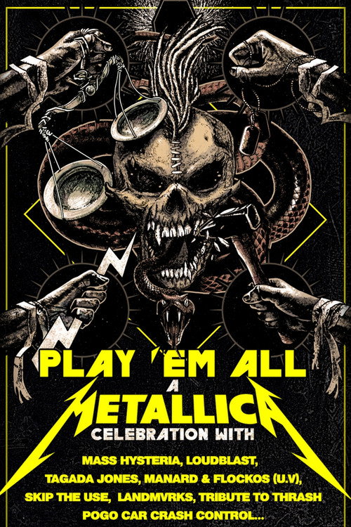Movie poster for Play 'Em All: A Metallica Celebration (Paris, France - May 18, 2023) (2024)