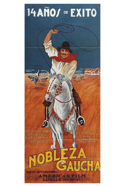 Movie poster for Gaucho Nobility (1915)