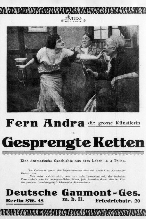 Movie poster for Gesprengte Ketten (1915)