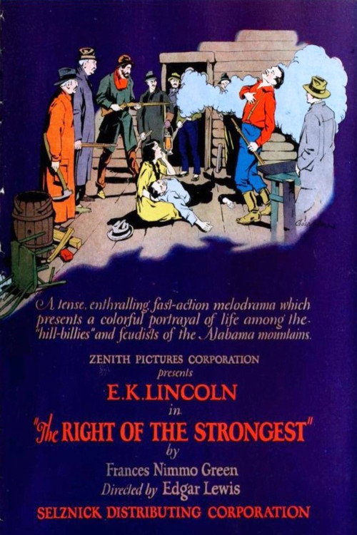 Movie poster for The Right of the Strongest (1924)