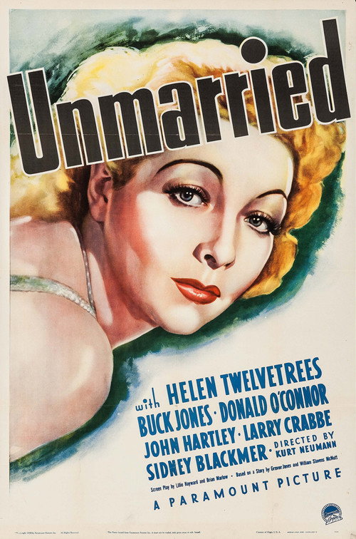 Movie poster for Unmarried (1939)