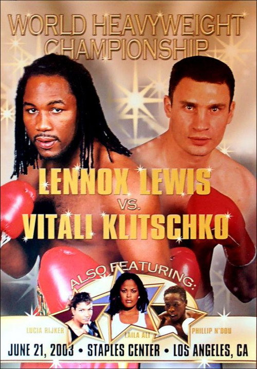 Movie poster for Lennox Lewis vs. Vitali Klitschko (2003)