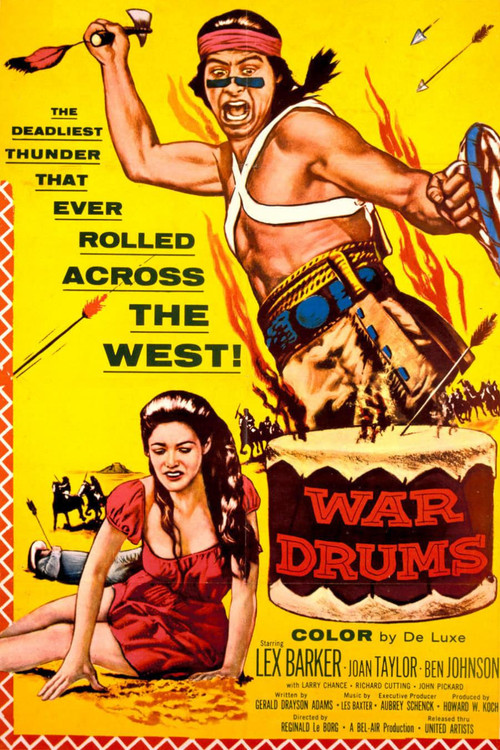 Movie poster for War Drums (1957)