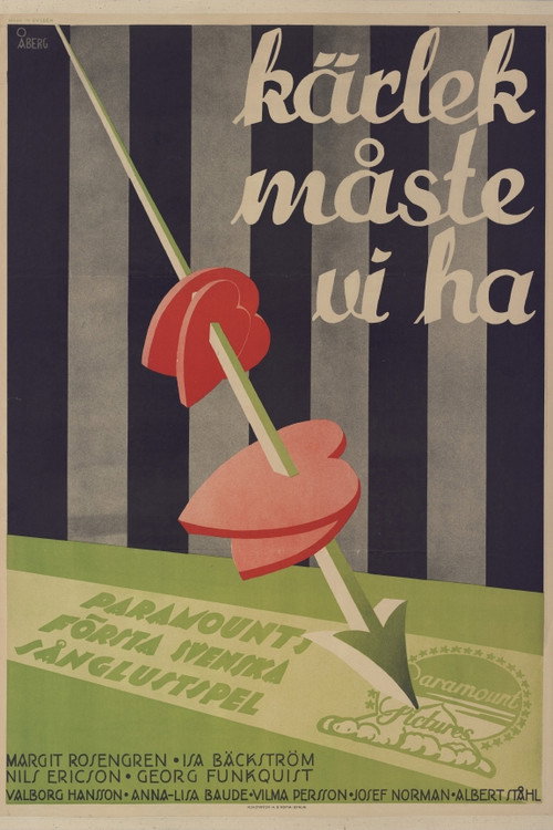 Movie poster for We must have love (1931)
