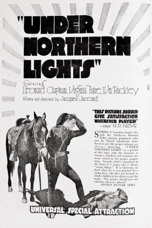 Movie poster for Under Northern Lights (1920)