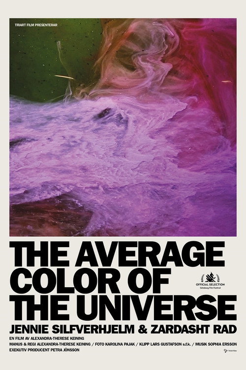 Movie poster for The Average Color of the Universe (2020)