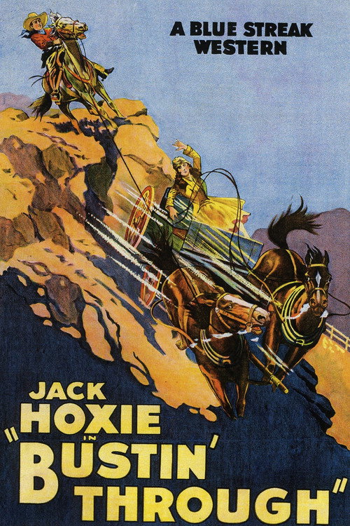 Movie poster for Bustin' Thru (1925)