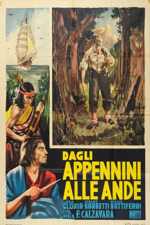 Movie poster for Dagli Appennini alle Ande (1943)