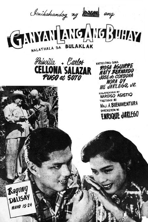 Movie poster for Ganyan Lang Ang Buhay (1953)