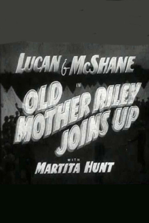 Movie poster for Old Mother Riley Joins Up (1939)