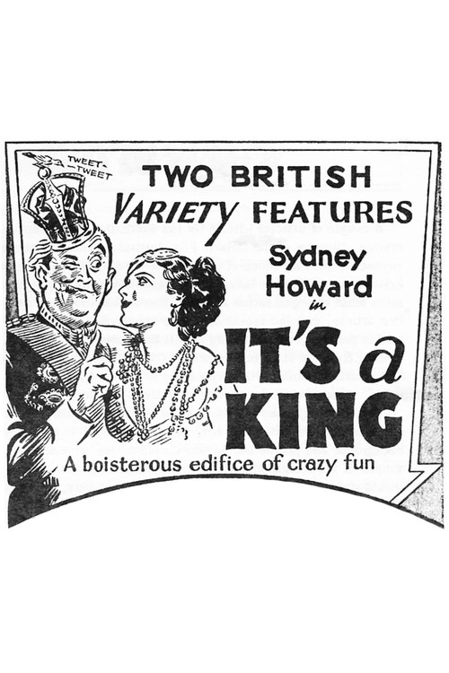 Movie poster for It's a King (1932)