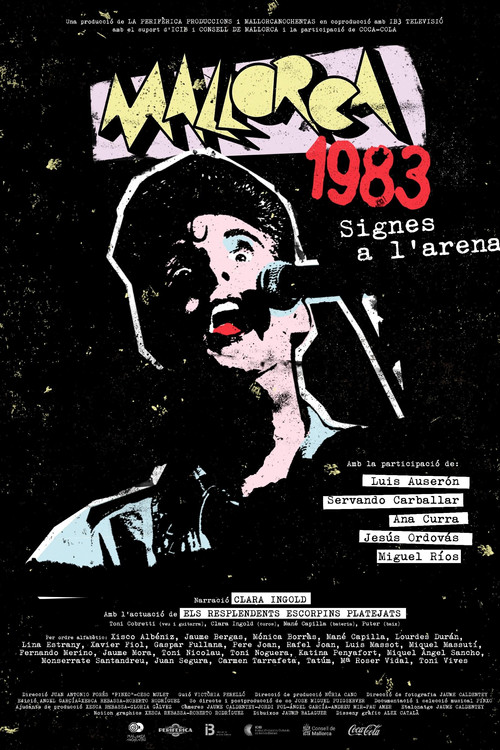 Movie poster for Mallorca 1983. Signes a l'arena (2024)
