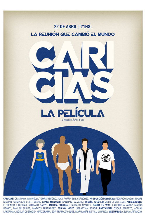 Movie poster for Caricias: La película (2022)