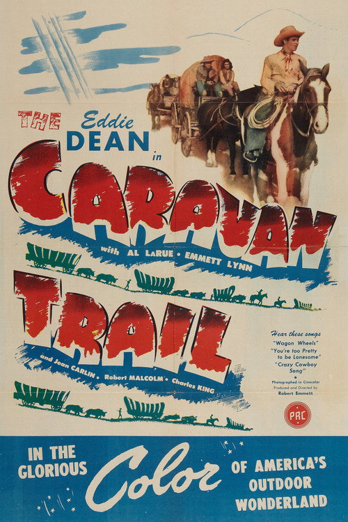 Movie poster for The Caravan Trail (1946)
