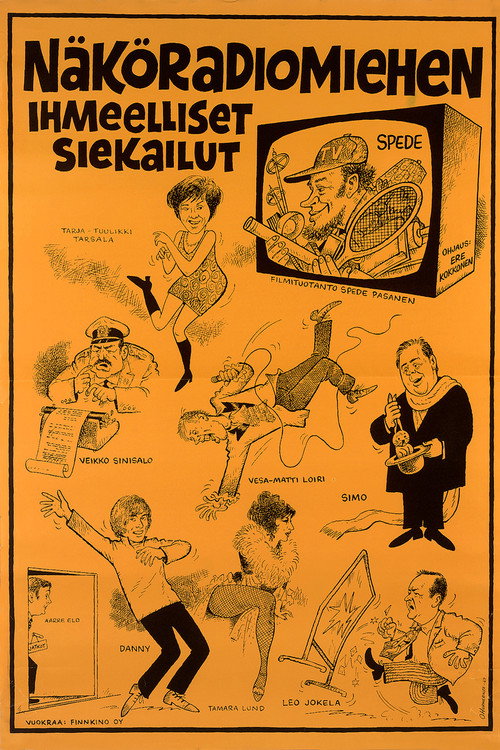 Movie poster for Näköradiomiehen ihmeelliset siekailut (1969)