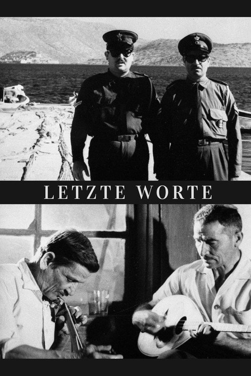 Movie poster for Last Words (1968)
