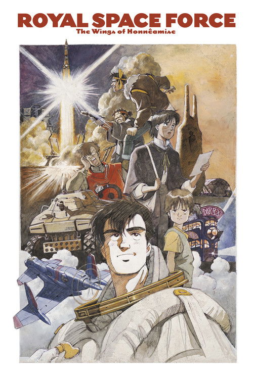 Movie poster for Royal Space Force - The Wings of Honneamise (1987)