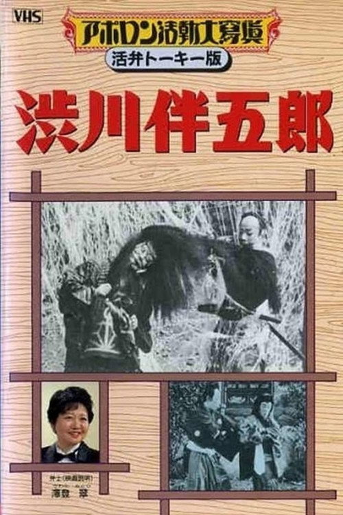 Movie poster for Shibukawa Bangorō (1922)
