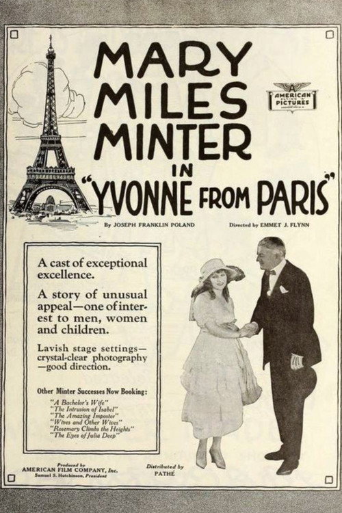 Movie poster for Yvonne from Paris (1919)
