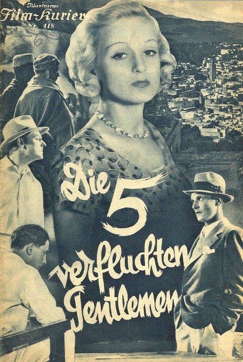 Movie poster for The Five Accursed Gentlemen (1932)
