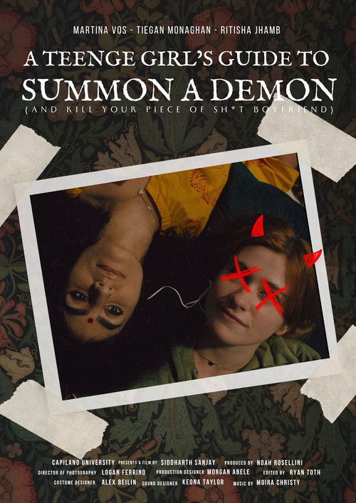 Movie poster for A Teenage Girl's Guide to Summon a Demon (2024)