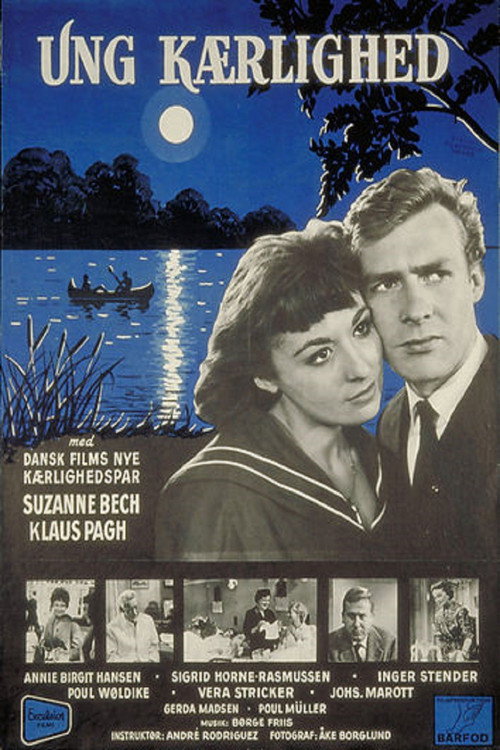 Movie poster for Ung kærlighed (1958)