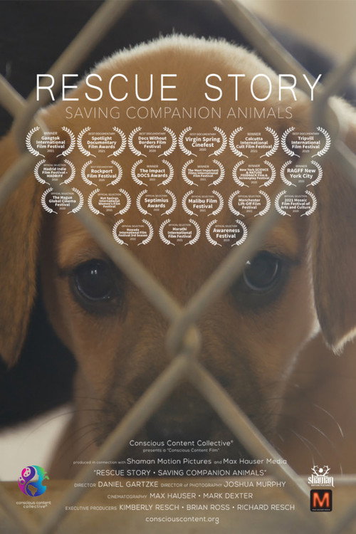 Movie poster for Rescue Story - Saving Companion Animals (2020)