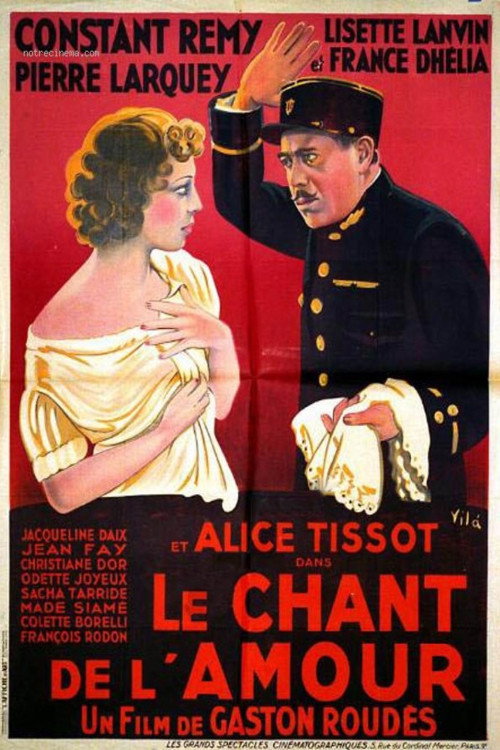 Movie poster for Le Chant de l'amour (1935)