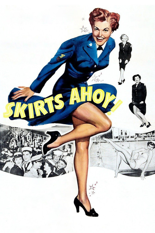 Movie poster for Skirts Ahoy! (1952)